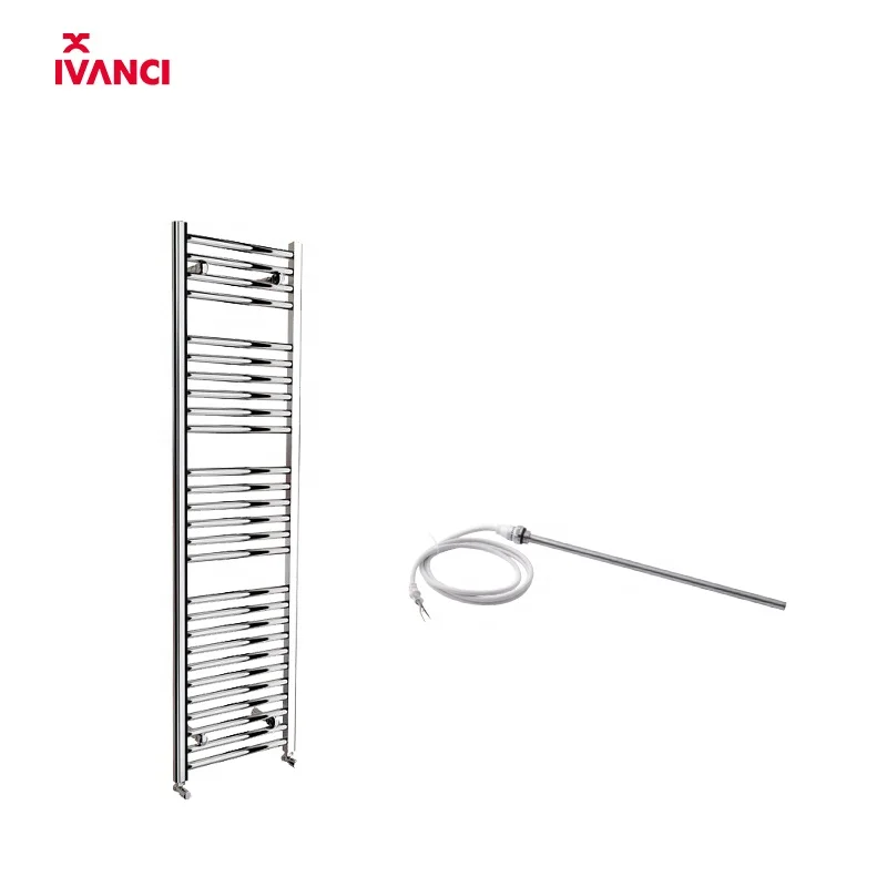 IVANCI GROUP 1600*450mm chrome electric heated bathroom towel rail towel dryer