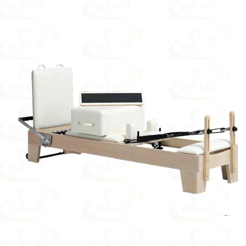 Shandong manufacturer portable home equipment bed sale Wood Pilates Reformer