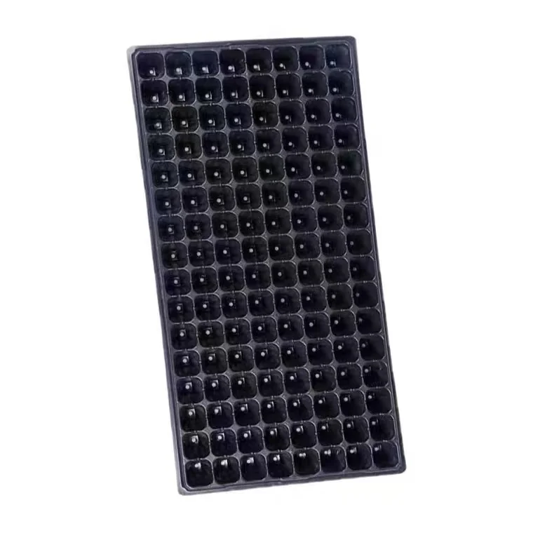 Wholesale 200 cell plastic seed sprouting tray garden nursery plant growth tray microgreen tray