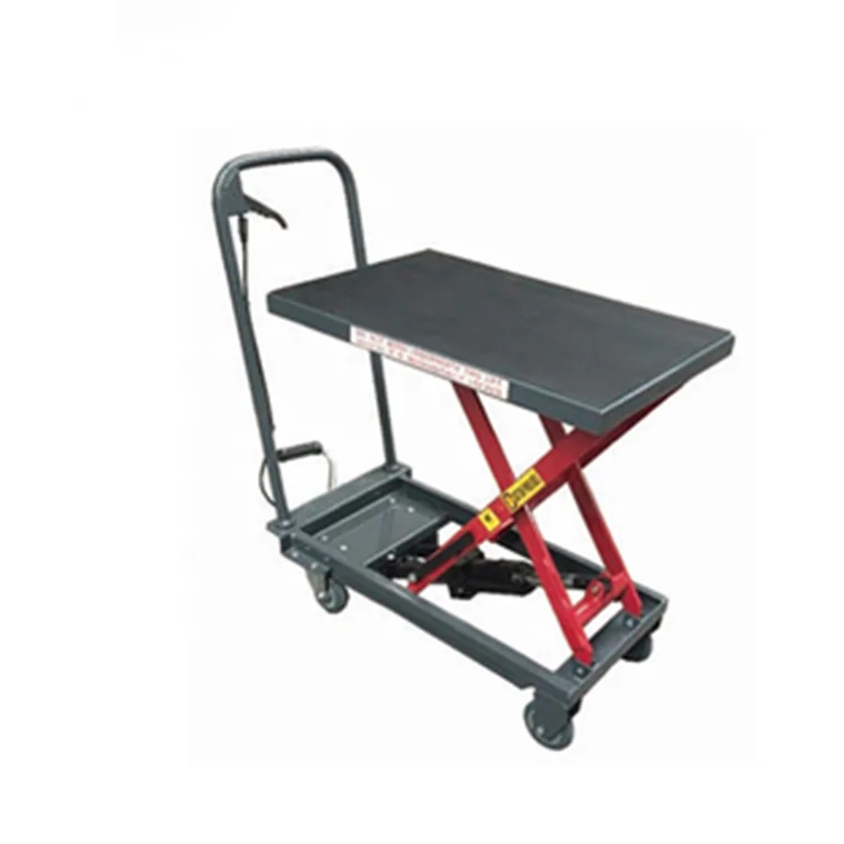 China Manufacturer 450kg Assembling Heavy-duty Steel Construction Light Weight Hydraulic Portable Scissor Lift Table