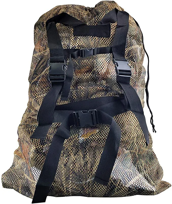 Adjustable Lashing Duck Goose Turkey Waterfowl Hunting Mesh Bait Bag
