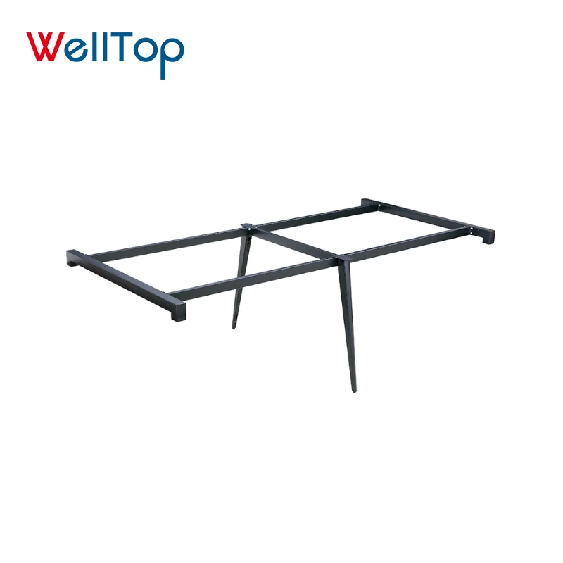 03 920 WELLTOP оптовая продажа промышленный стол для ресторана офисный металлический каркас офисные столы стальные ножки стола металлическая опора