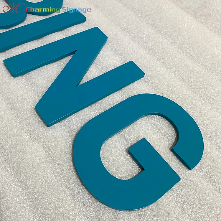 Plastic Led Programmable Sign For Wholesales Decorative Letter Signs On Doors And Windows Non Luminous Signs