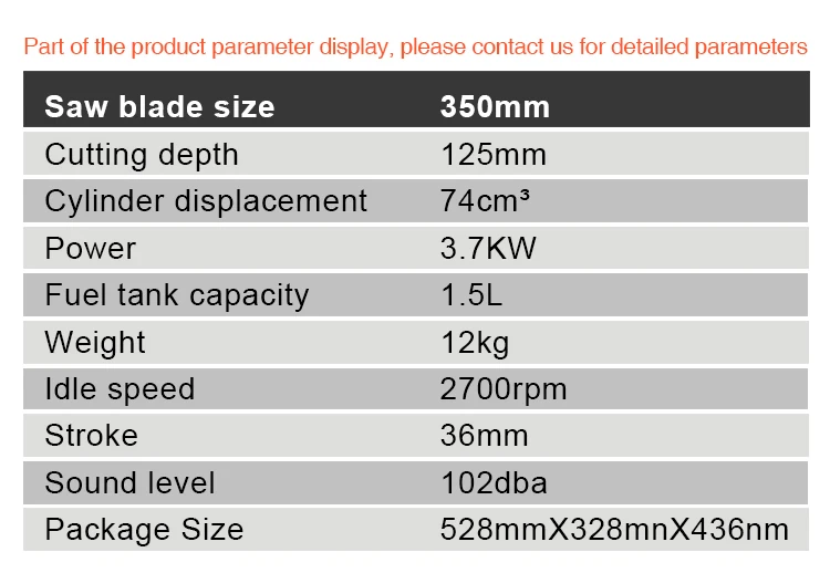 SONGMAO 2023 Portable Concrete Cutting Machine  Gasoline  Concrete Cutter Saw Tool for Wall