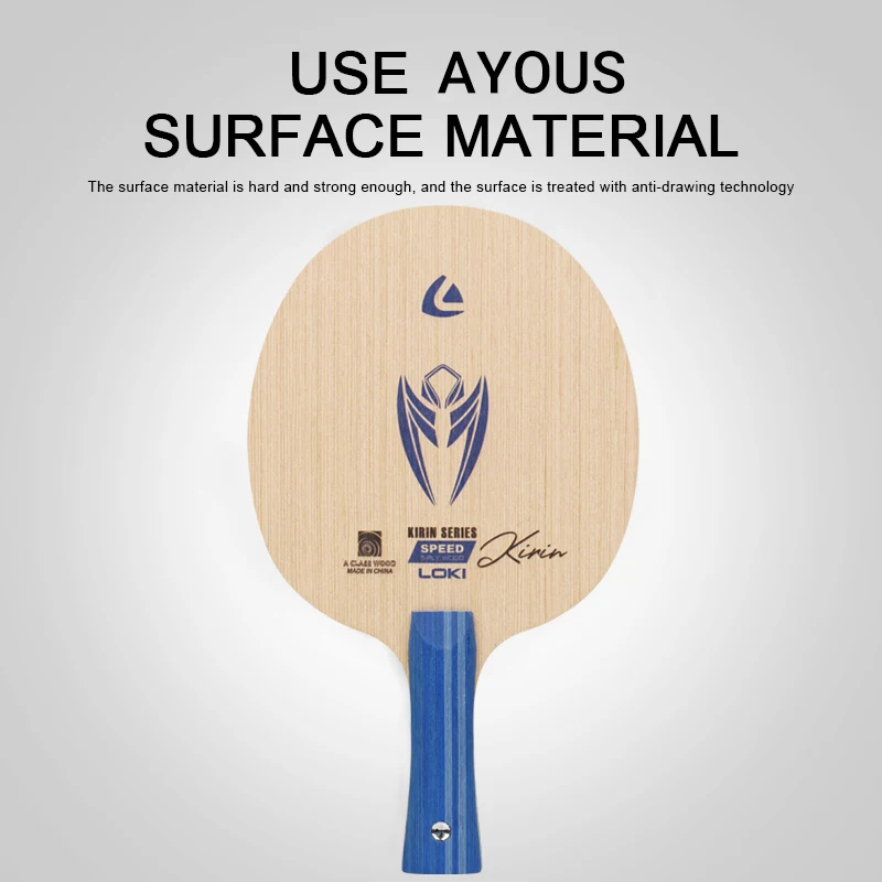 8 mm Diamond Style Setting Ping Pong Blade For Beginner Training High Quality OEM Customized Table Tennis Blade