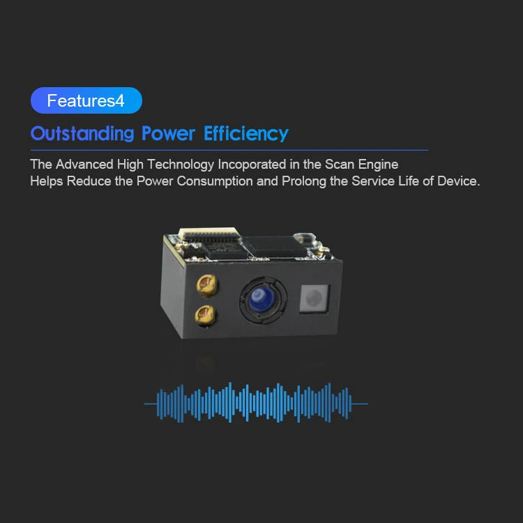 Ultra-small Mini Weight 4.6g Embedded 2D QR Barcode Scanner Module for Handheld PDA POS Scanner