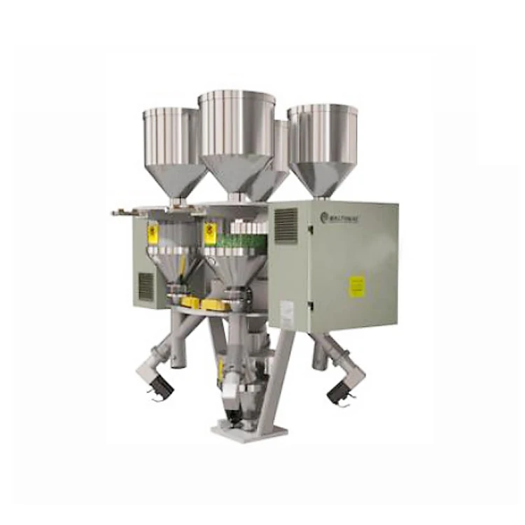 Dosing mixer for plastic pipe extruder blow molding machine loss in weight powder gravimetric batch blender