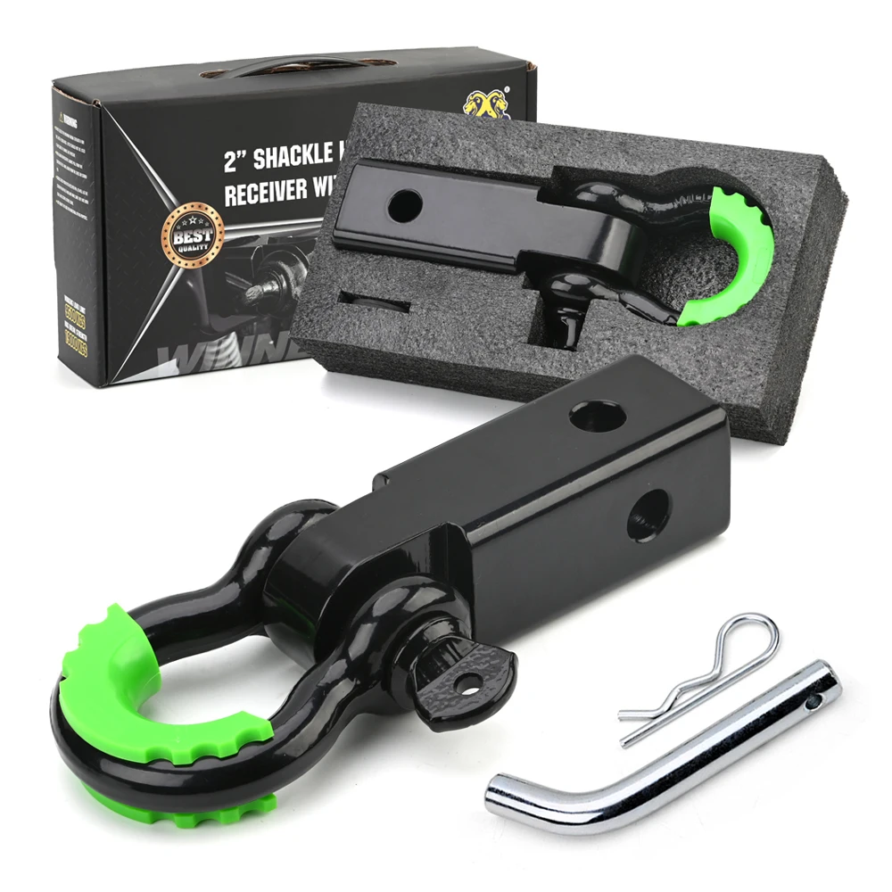 High Receiver Kit  D Ring Bow Hitch Receiver  Shackle