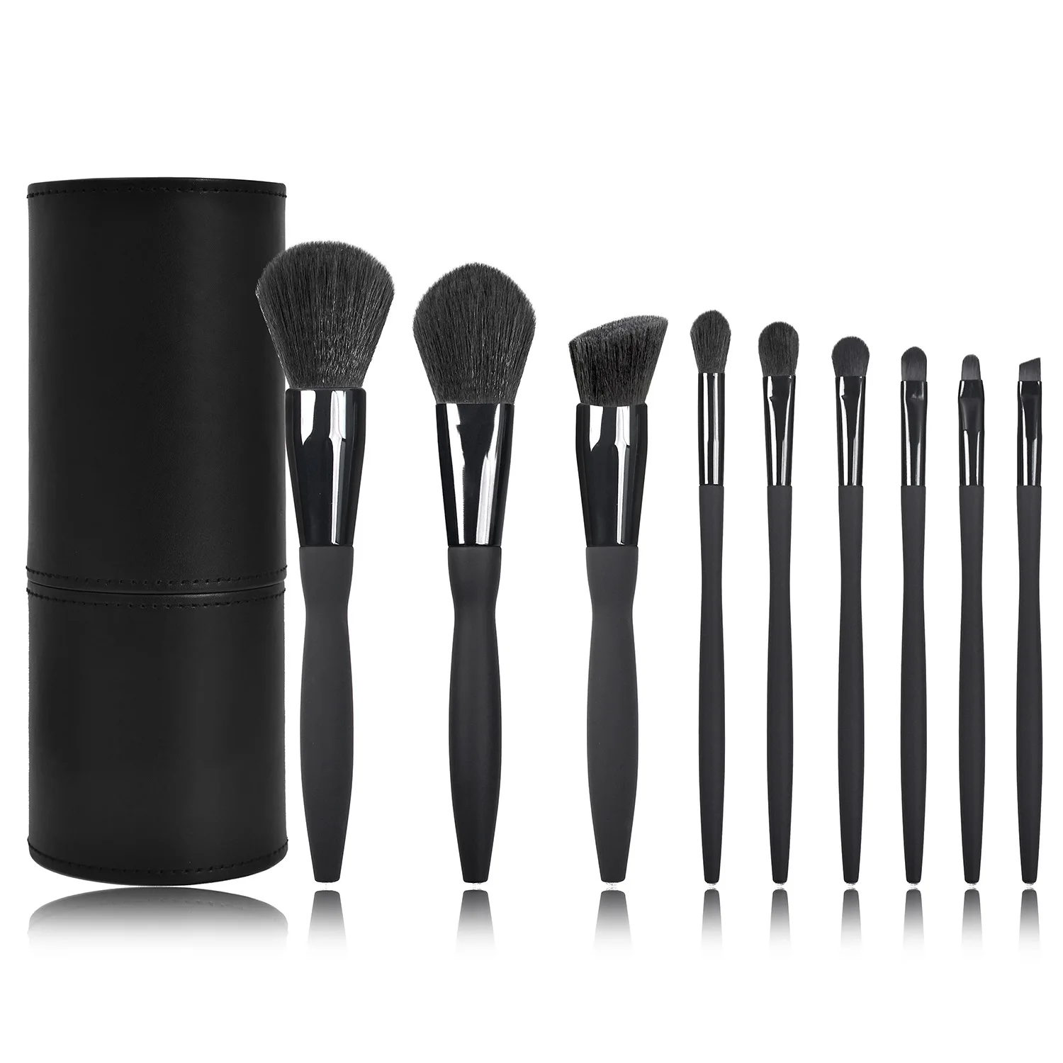 9/10 pcs Makeup Brushes Pro Black Brush Set Powder EyeShadow Blending Eyeliner Eyelash Eyebrow Make up Beauty Cosmetic Brushes