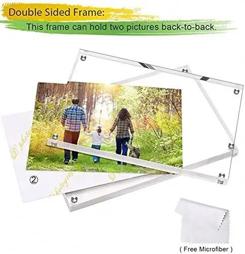 Spring Sign magnetic acrylic photo frame acrylic block photo frame