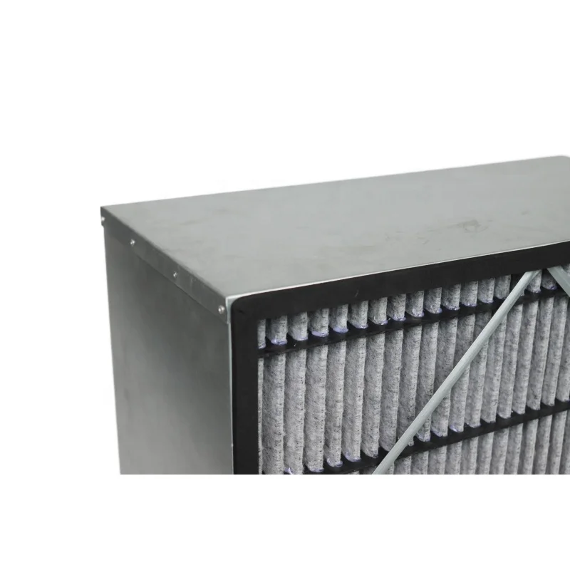 Chemical HEPA Filter Deep Pleat Filter Synthetic Fiber Aluminum Frame Pleated Box Air Filter Air Cleaning Equipment
