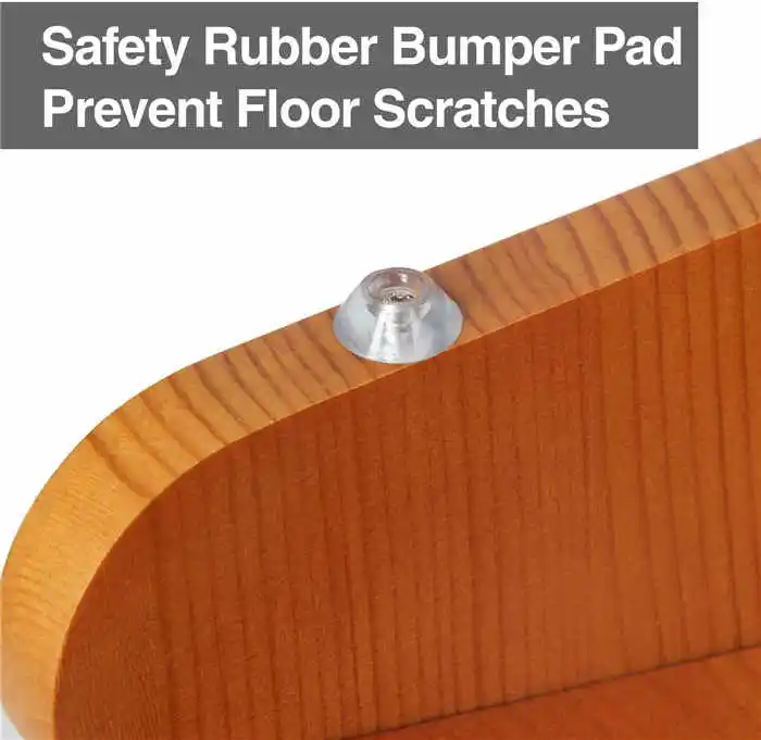 Factory Wood Double Step Foot Rest Under Desk Footrest with Non Slip Surface foot stool