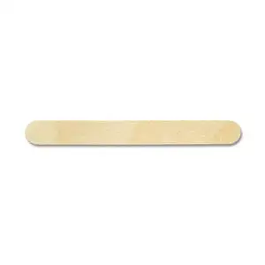 5.5 Inch Wooden Disposable Round Sticks Tongue Depressor Medical Crafts