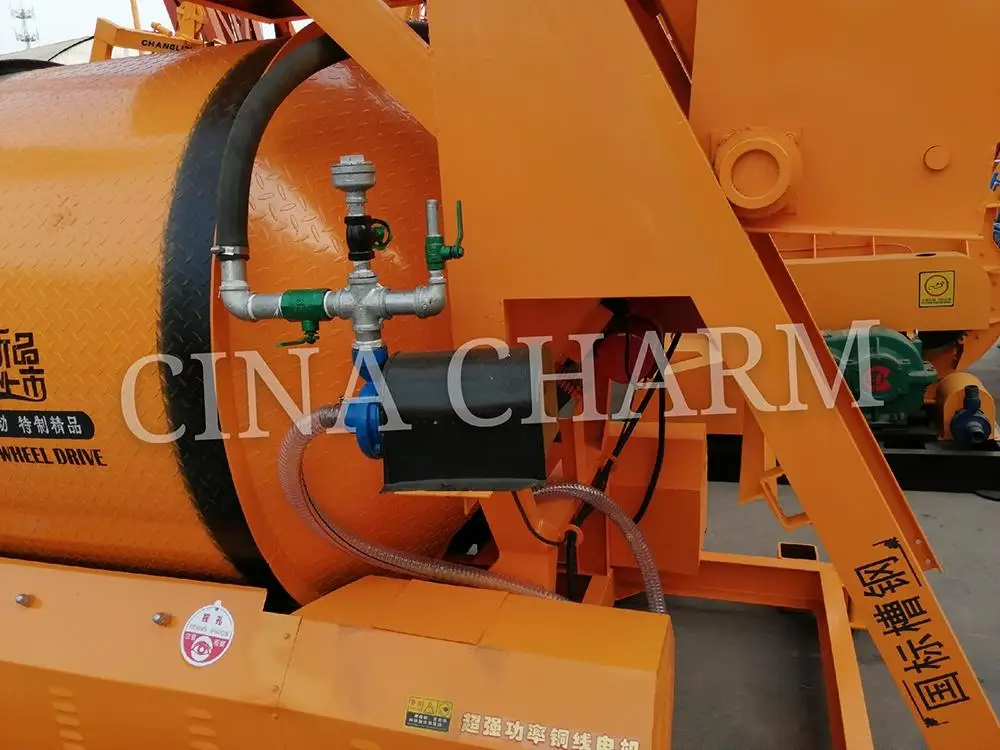 High quality JZM350 low noise self loading concrete mixer/mini concrete mixer