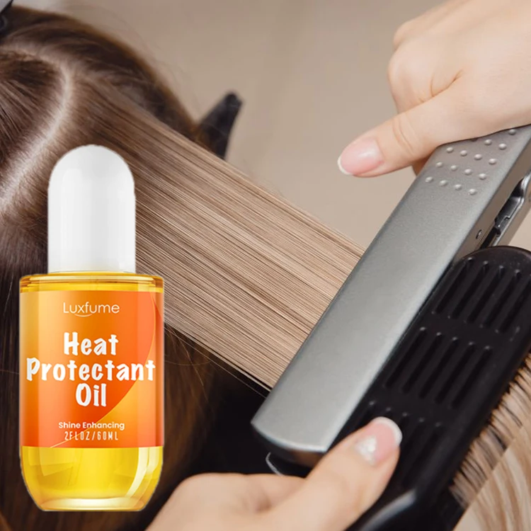 Wholesale Hair Heat Protection Oil Anti-Frizz Smoothing Argan Oil Heat Protectant Hair Oil