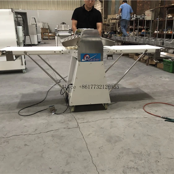 Luxury dough sheeter running belt width 520mm and 620mm Stainless Steel electric table top Dough Sheeter