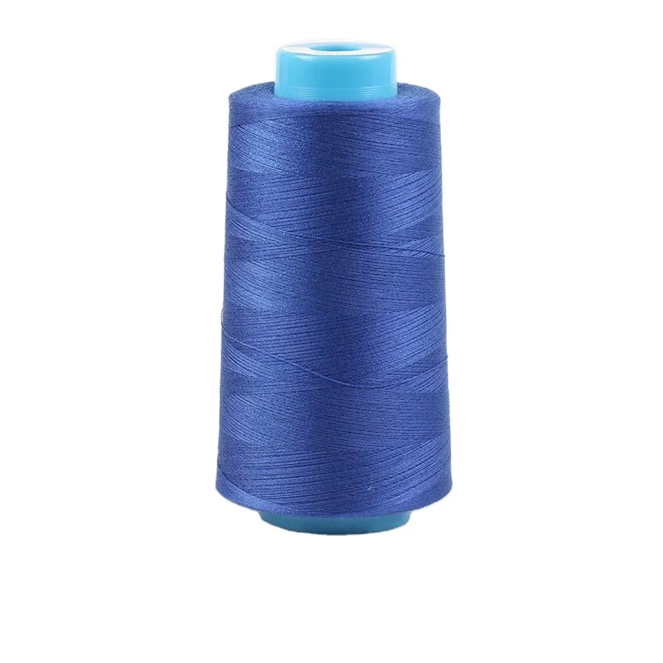 factory 100% polyester colored sewing thread for knitting machine