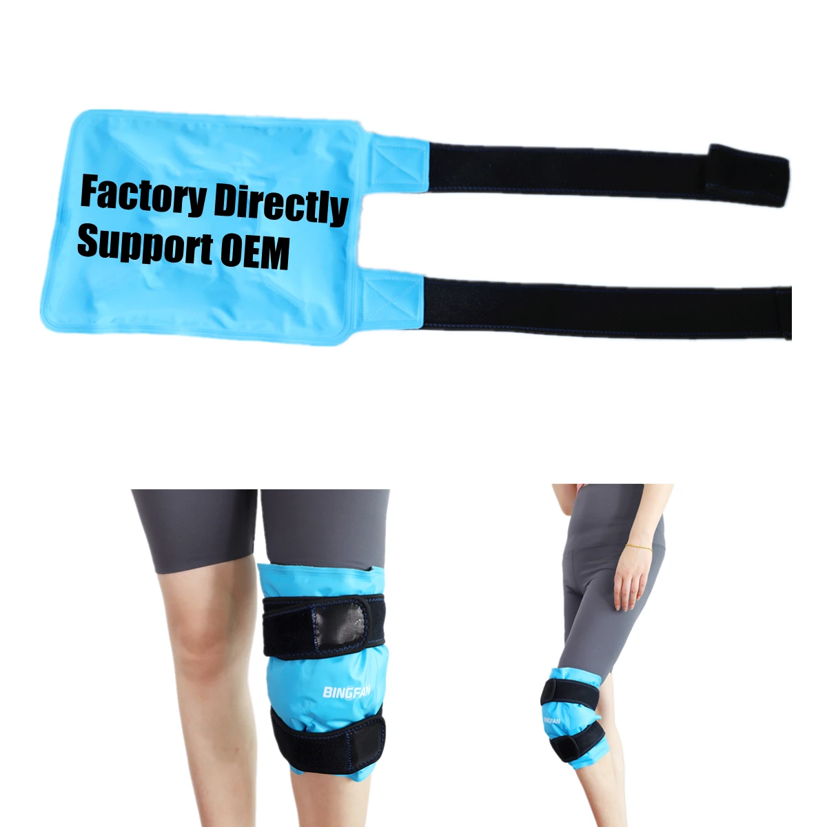 Hot cold ice pack ,reusable therapy  knee  gel ice pack  wrap  for injuries