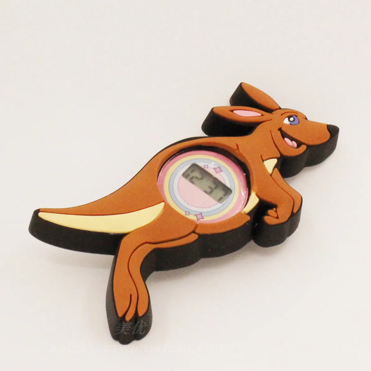 Cool Cartoon Kangaroo shape silicone slap kids watches OEM funny smart watch For sale in the Australian market