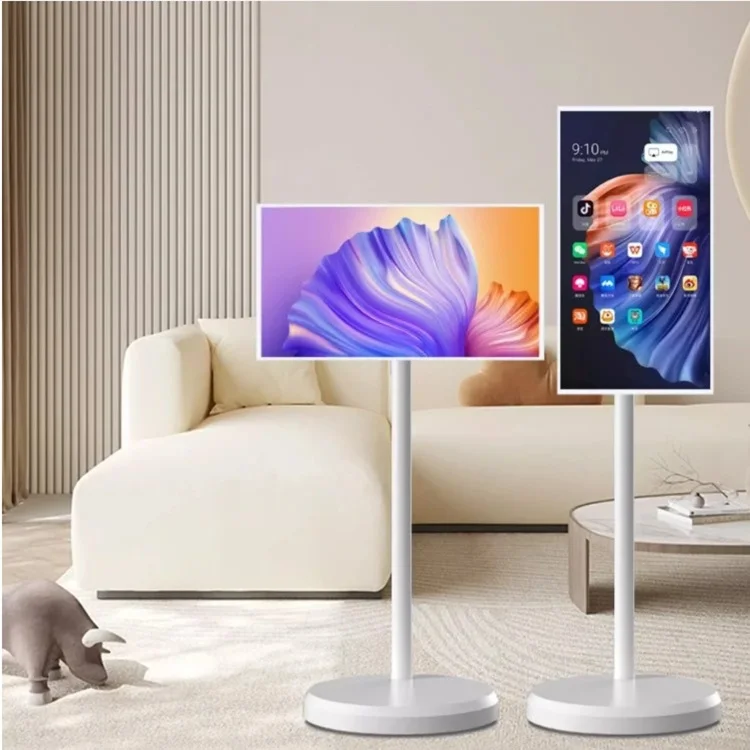 Wholesale Android Wireless Portable TV 21.5 24 27 32 Inch Smart Touch Screen With 5 or 9 hr Battery And Fully Adjustable Stand