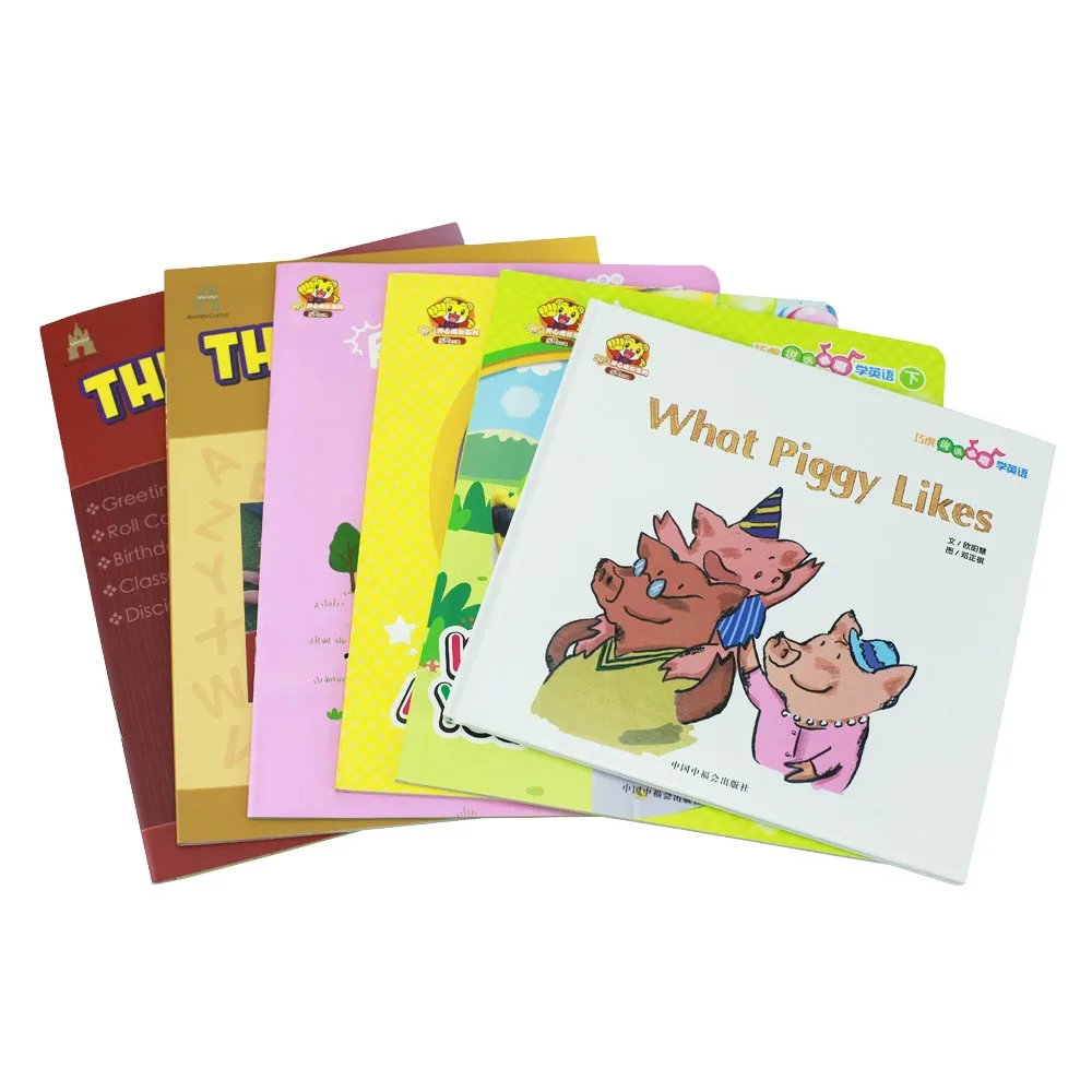 Wholesale Custom Full Color English Story Preschool Books Children Book Printing