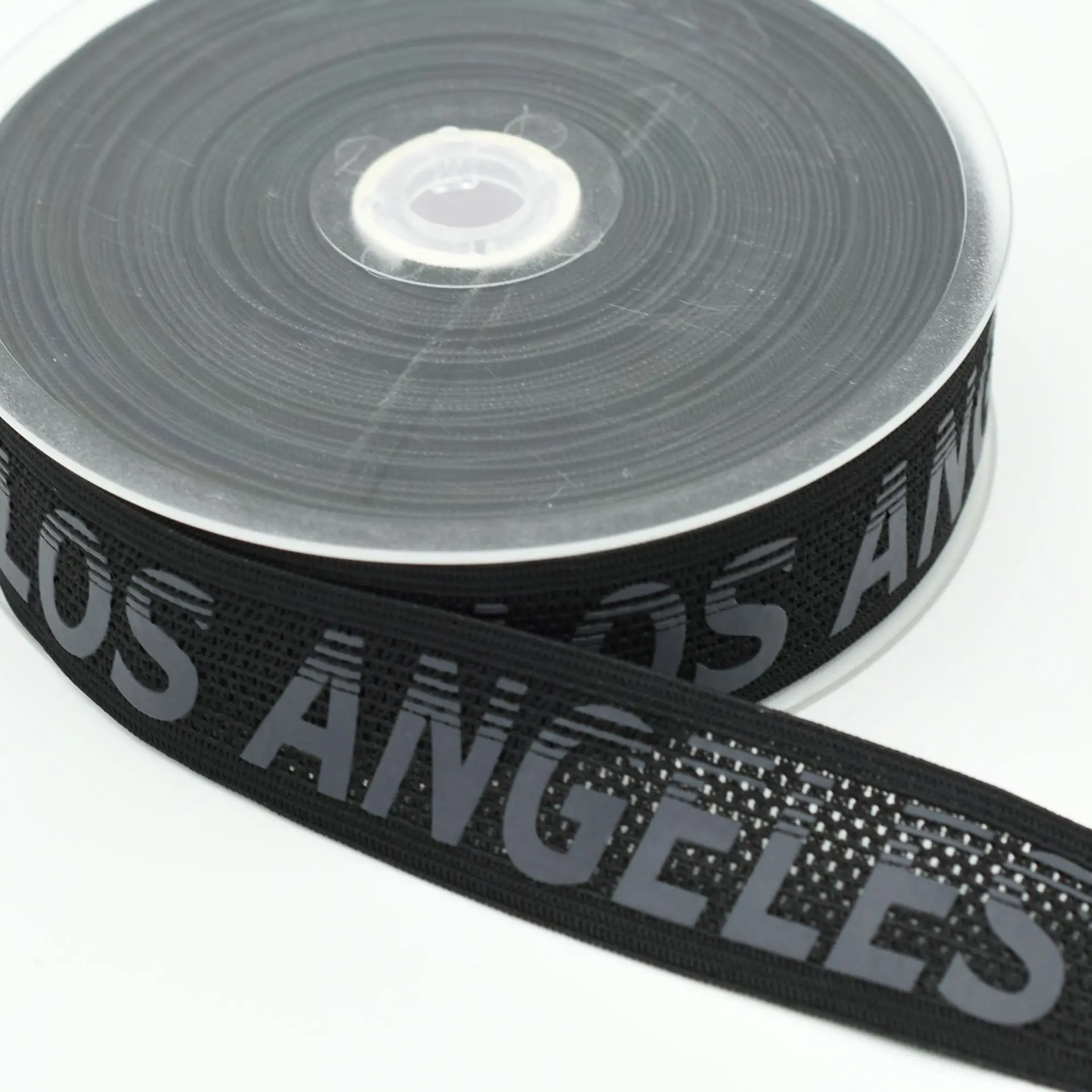 Printed Custom LOGO Elastic Band Sportswear Webbing Breathable Band Fish Line Elastic Mesh Webbing Band