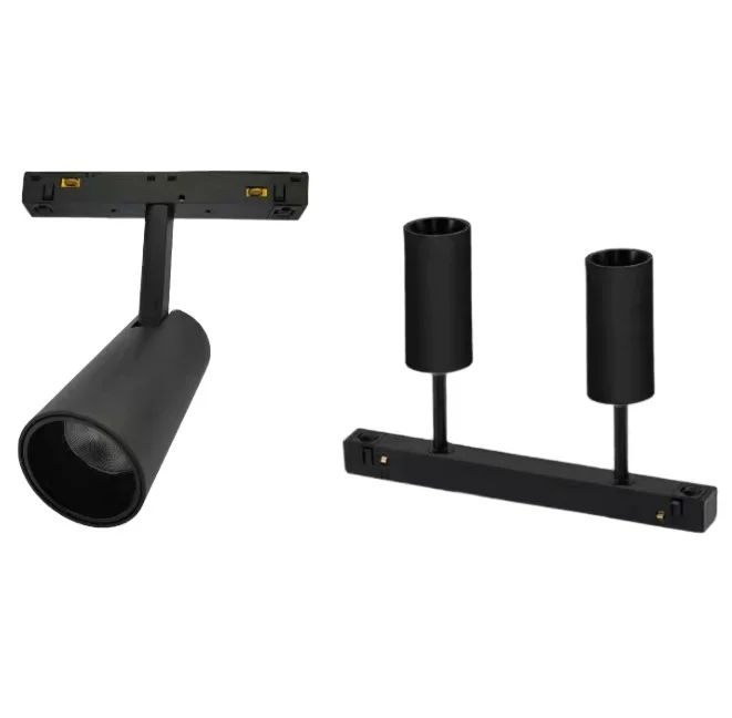 10 Вт Точечный светильник 20 Вт монолитный блок светодиодов Трековый светильник светодиодный светильник магазина 48 В постоянного тока лампа с магнитной направляющей