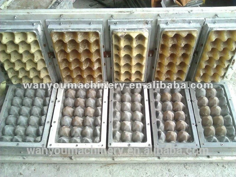 Wanyou cheap coffee cup tray egg tray pulp paper tray production line