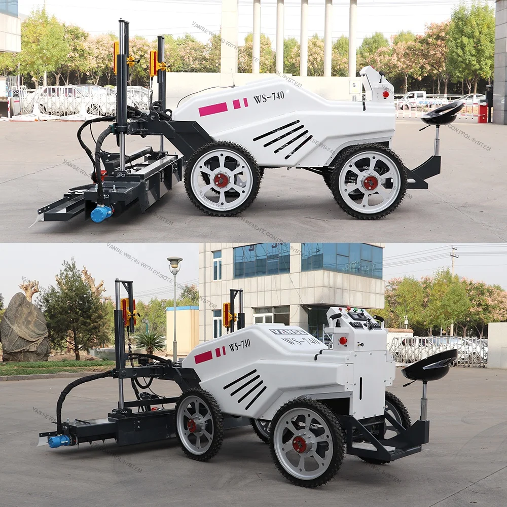 VANSE WS740 High Precision DISTANCE CONTROL Automatic Laser Concrete Leveling Machine Concrete Laser Leveling Machine For Sale
