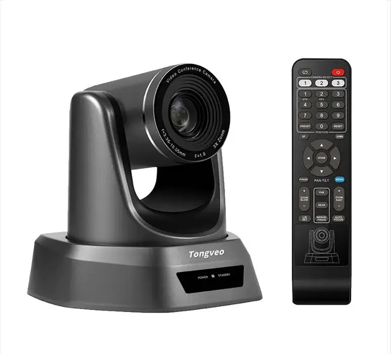 Недорогой лидер продаж Tongveo 1080p @ 60FPS ptz 3-кратный оптический зум в конференц-камерах для
