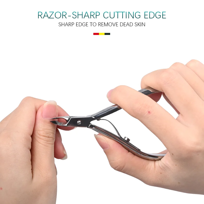 Higher quality cuticle nipper stainless steel professional nail plier For nail technicians New manicure cutters nail tool