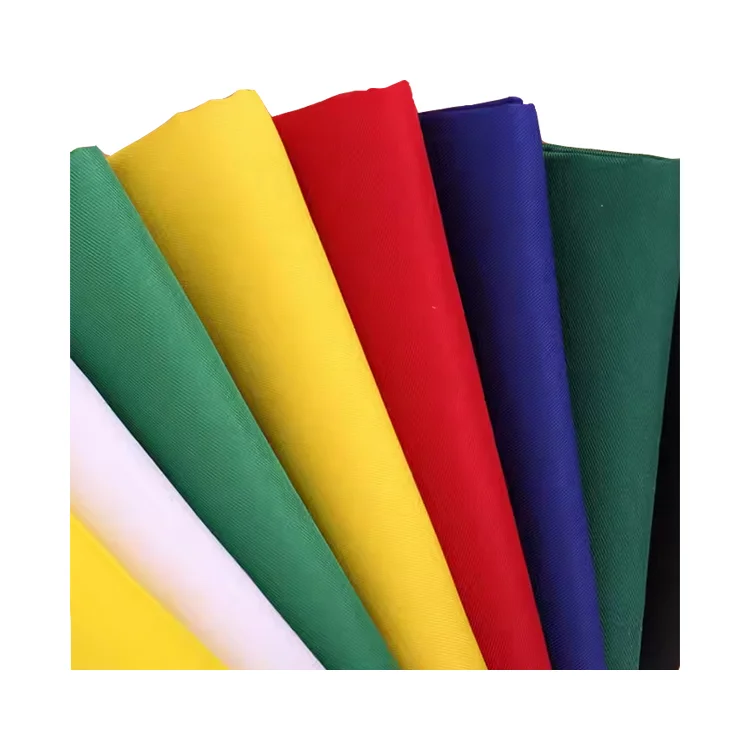 Wholesale price twill thickened uniform fabric windbreaker trousers tr suiting fabric polyester gabardine fabric