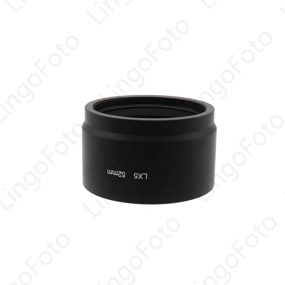LX5 52 мм адаптер черный металлический фильтр объектива трубки для panaso-nic Lum-ix DMC-LX5