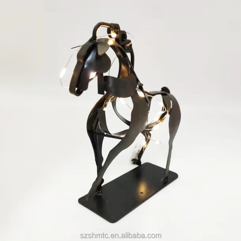 Factory Outlet Art Deco Horseshoe Statue Ornament Art Deco Toys Home Aesthetics Decoration Office Desktop Creative Collection