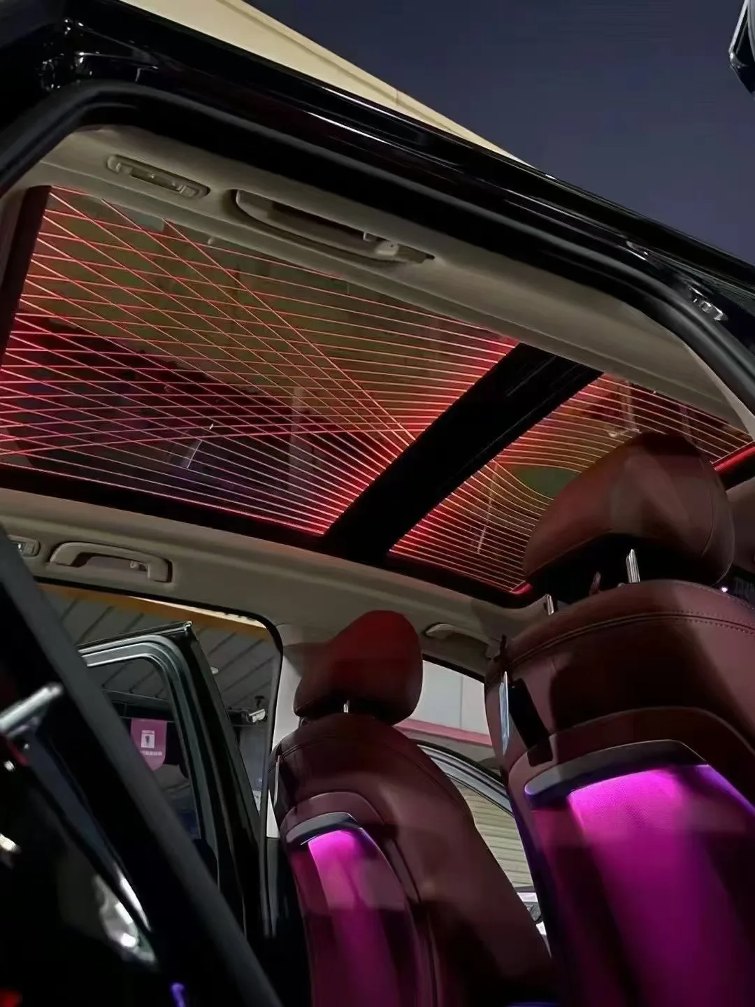 Car Interior Accessories Symphony Ambient Light Suitable for BMW X7 G07 Car Sunroof Starry Sky Film Light Sky Decoration