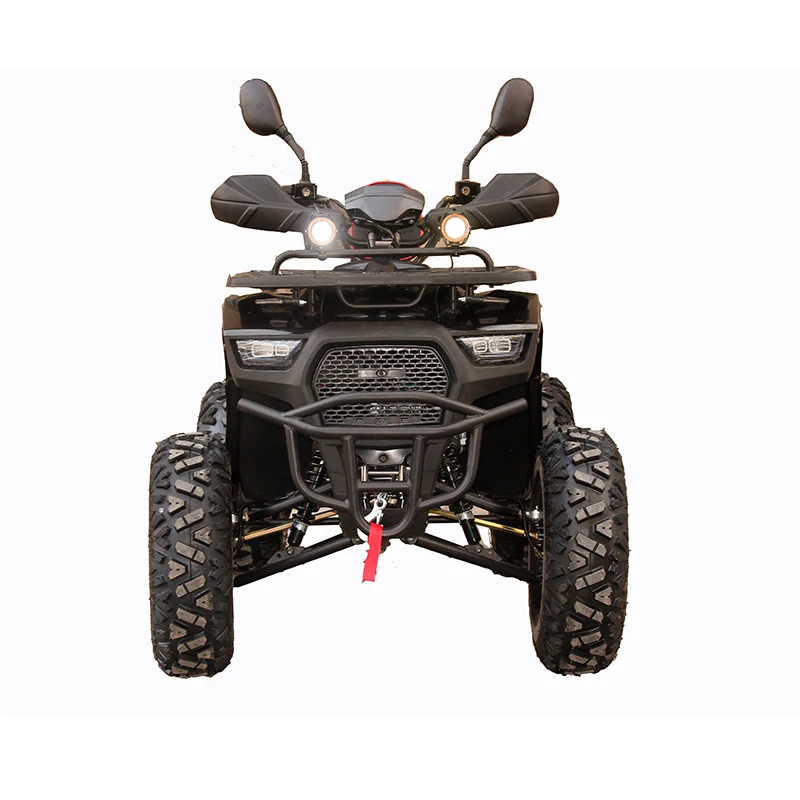 Black atvs 150cc 4 wheeler Quad Cross All-terrain Vehicle quad moto bike for adult
