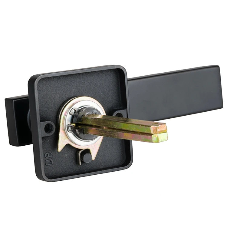 Modern Customizable Door Handle Factory Good Quality Black Security  Door Lock Handle