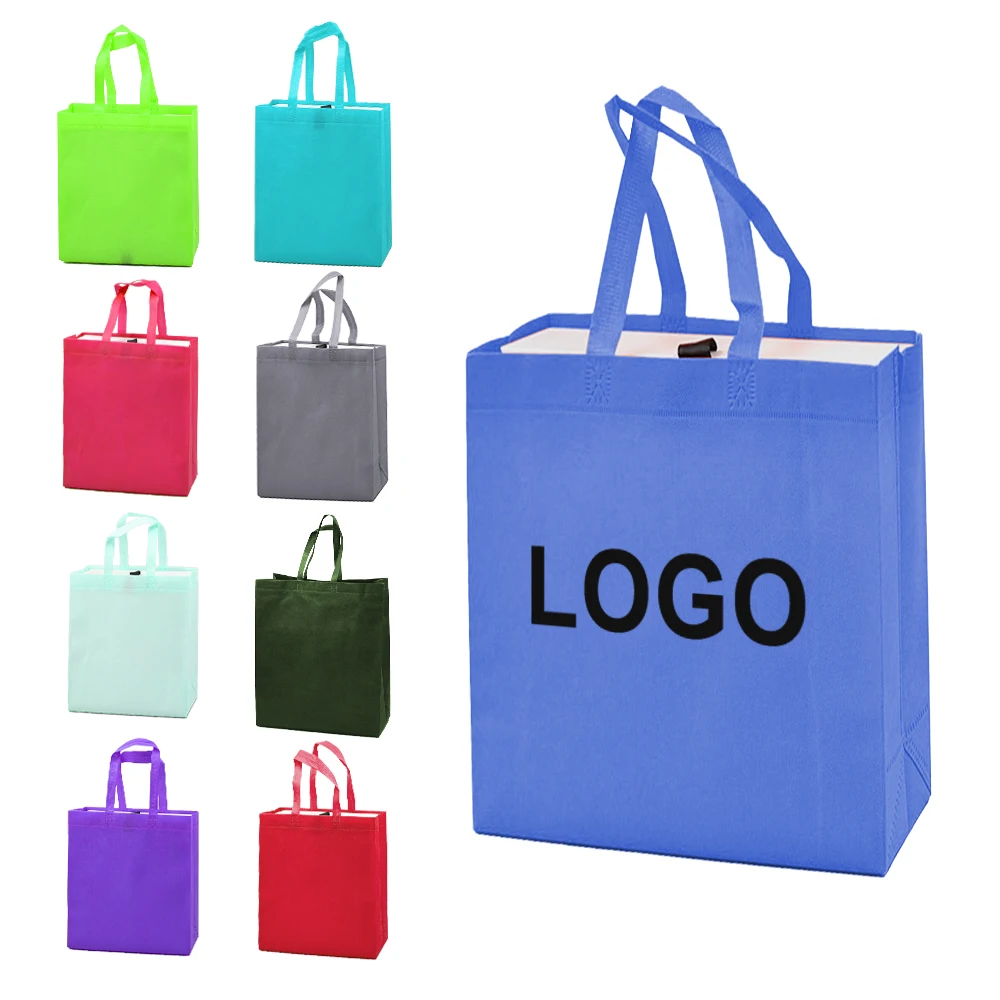 Eco Friendly Recyclable Nonwoven Spunbond Cloth Bag Non Woven Tote Bag Bolsas Reciclables Reusable Shopping Bag