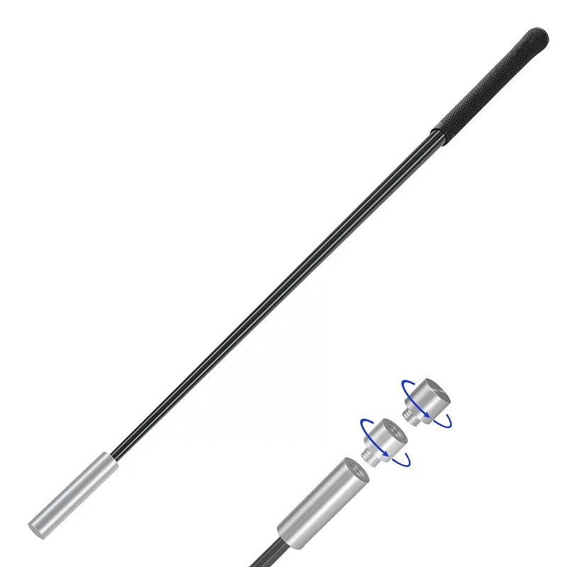 New Hot Wholesale correction stick graphite shaft stainless Adjustable Clubs with 3 Weights Tempo Golf Swing Speed Trainer