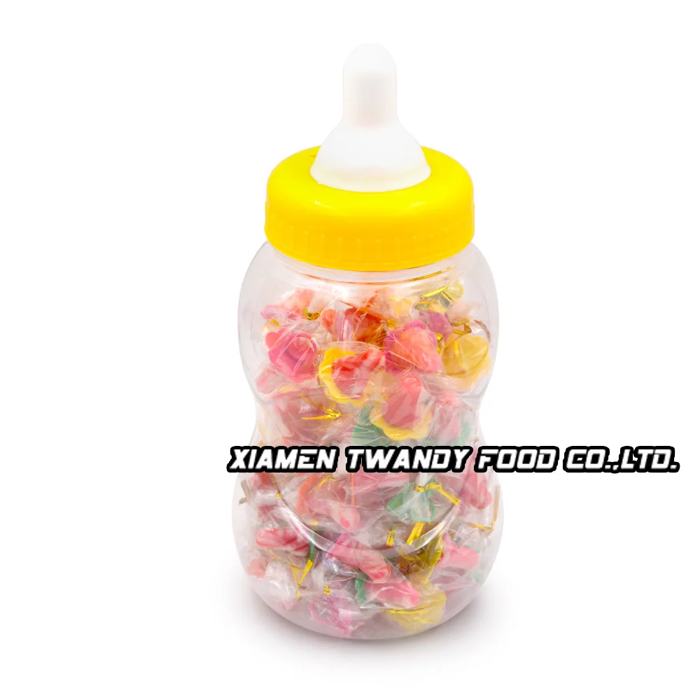 OEM pink cute toy nipple hard candy for kids