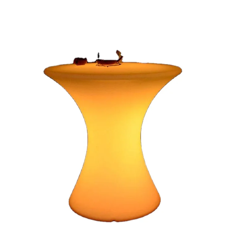 Modern color changing led bar table illuminated led table remote control waterproof led chairs and tables for party event