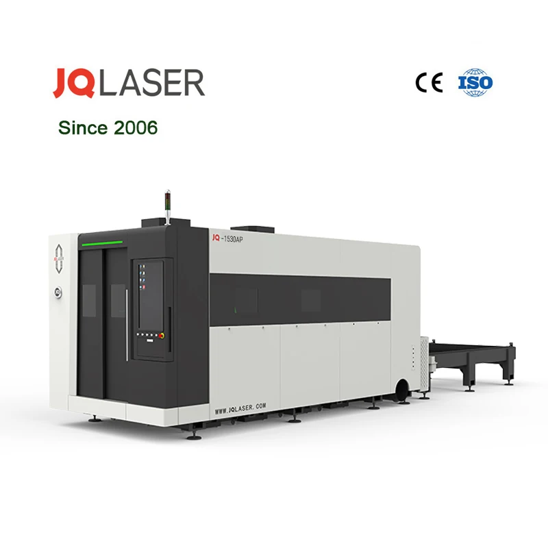 150AP JQLASER полностью закрытый обменный стол высокоэффективный волоконно-лазерный станок для резки листов и пластин цена