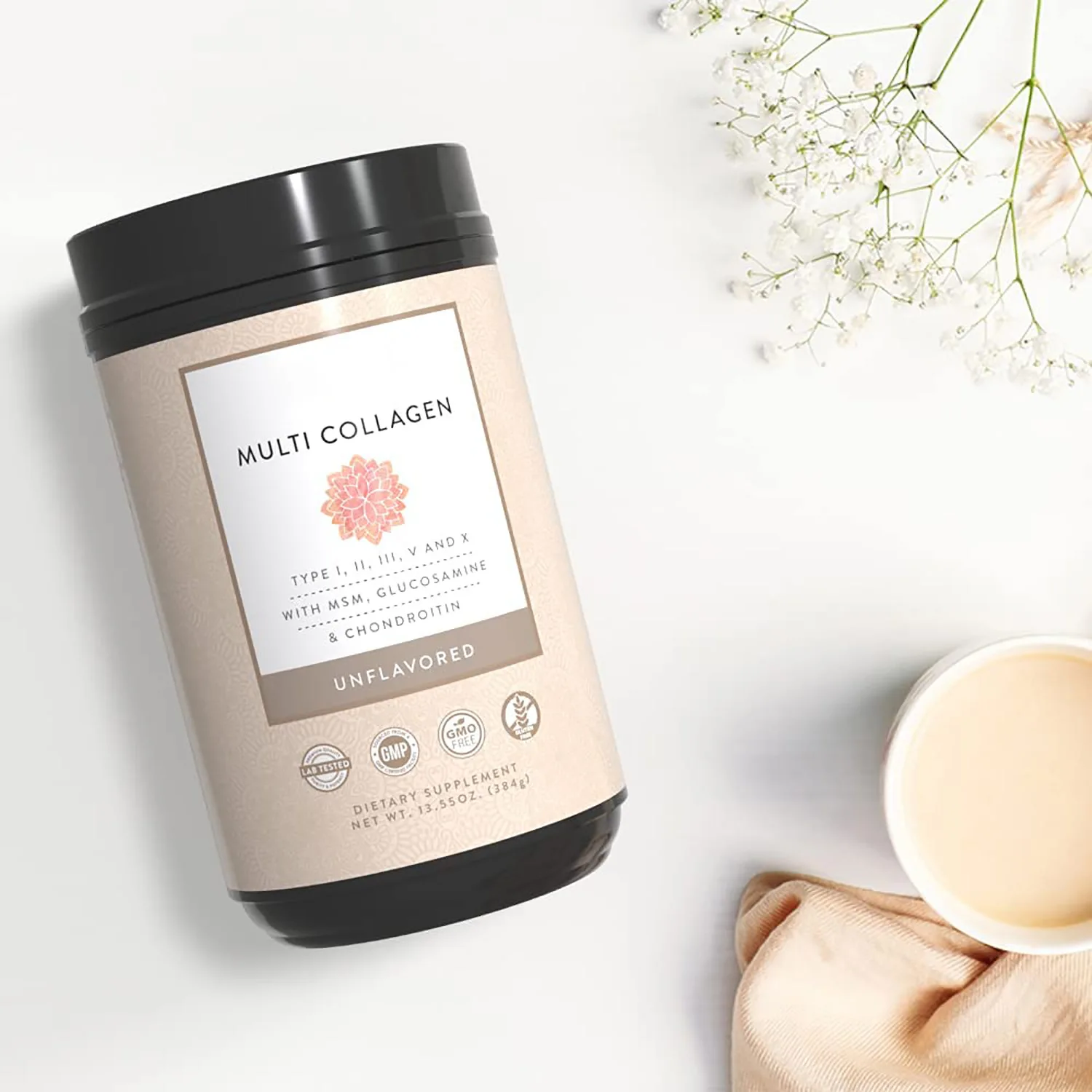 Private label Food Grade Organic Hydrolyzed Proteins Collagen Peptide Powder