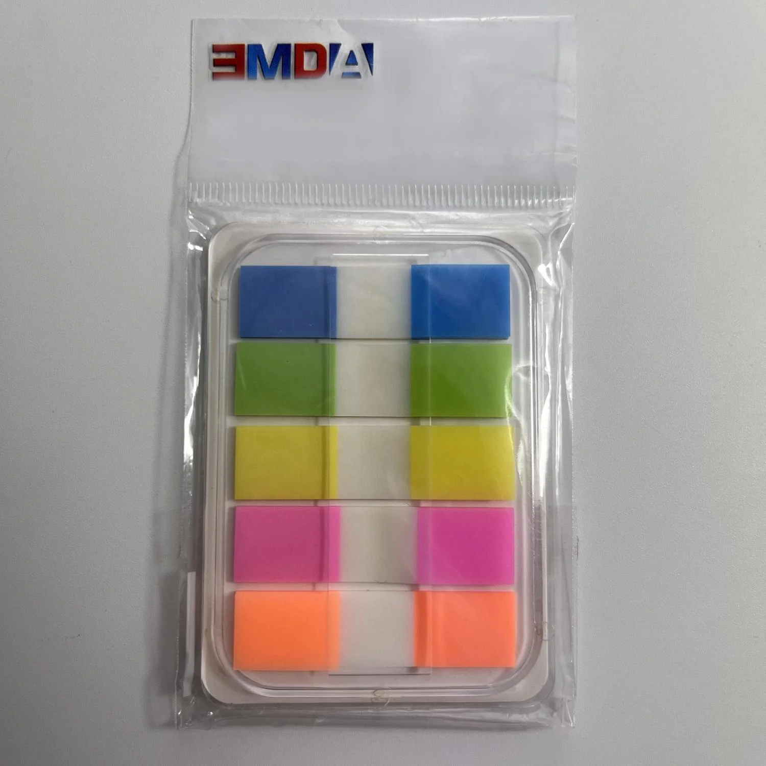 China wholesale 5 colors supplies personal custom low cost kawaii design extractable memo pads sticky tape notes transparent