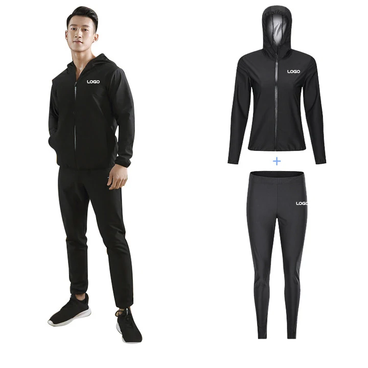 Hot Selling Cheap Price Sauna Suit Fitness Weight Loss Exercise Gym Training Customized Sauna Suit Jacket Sweat Track