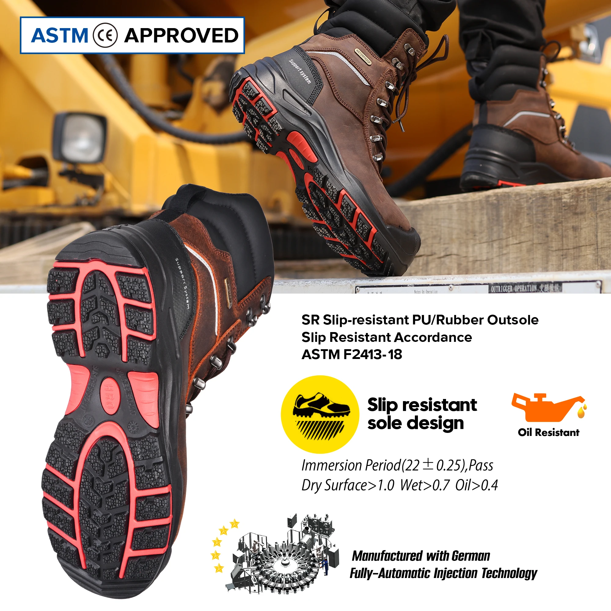 oil & gas work safety shoes genuine leather safety shoes leather safety shoes oil resistant online sales