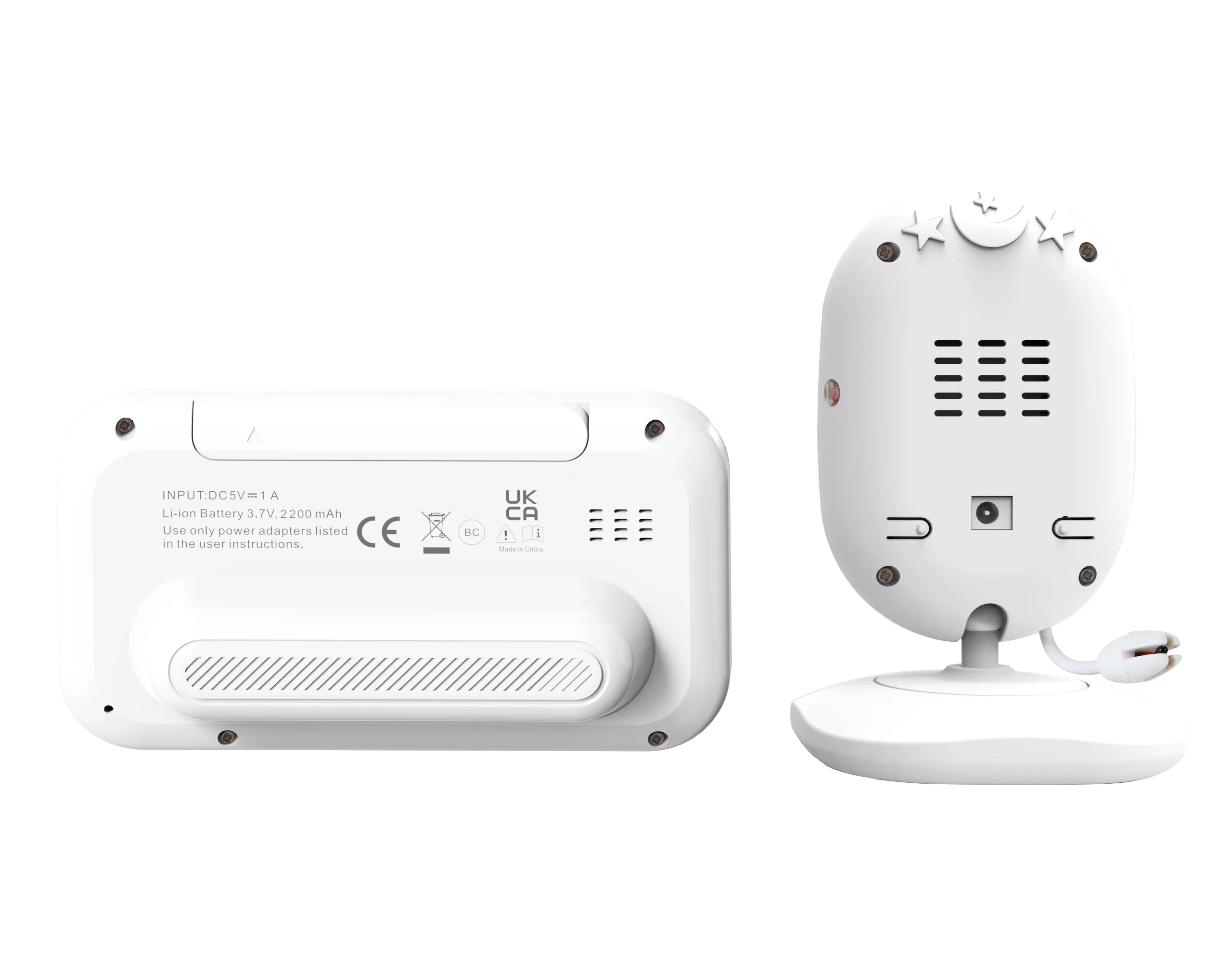 Low price hot video audio baby monitor with temperature and night vision function
