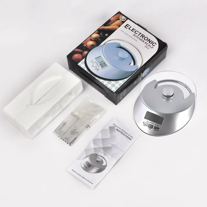 Hot Sell  Multi Function Household digital Stainless steel  Electronic Digital Kitchen Scale