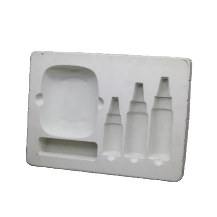 OEM Design Blister Insert Tray Food Grade Thermoformed Plastic with Stamping Embossing and Varnishing for Blister Packing