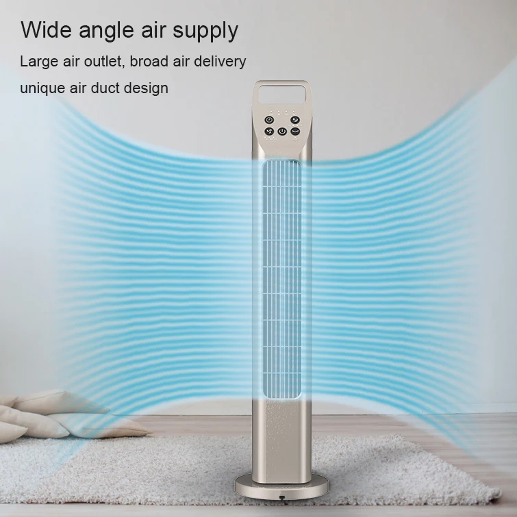 Cheap bladeless fans air cooling standing tower fan with remote control tower & pedestal fans